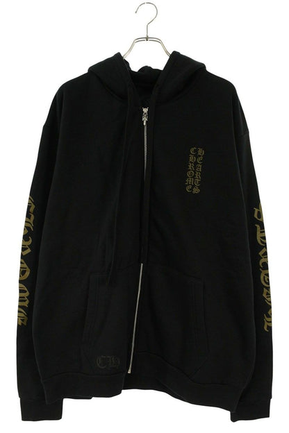 Chrome Hearts Sweatshirt HD Zip Arm Logo Print Zip Up Hoodie XL