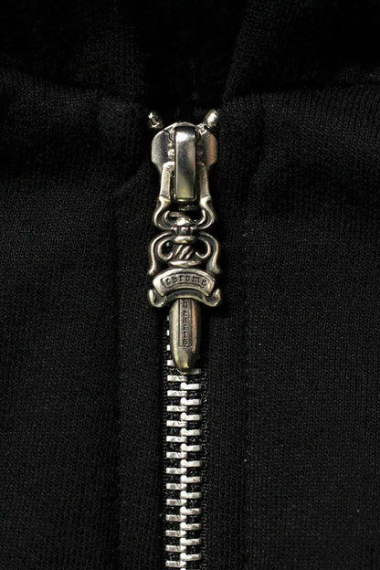 Chrome Hearts Sweatshirt HD Zip Arm Logo Print Zip Up Hoodie XL — view 3