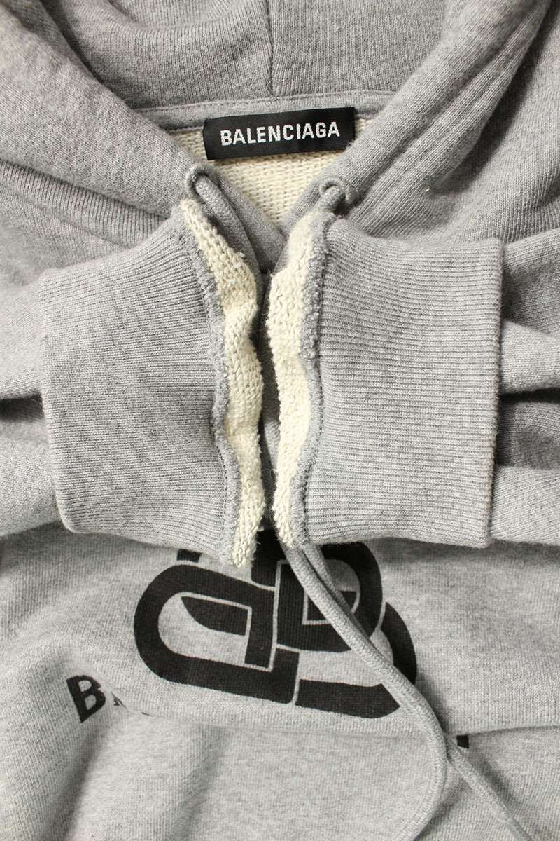 Balenciaga Logo Print Hoodie — view 3
