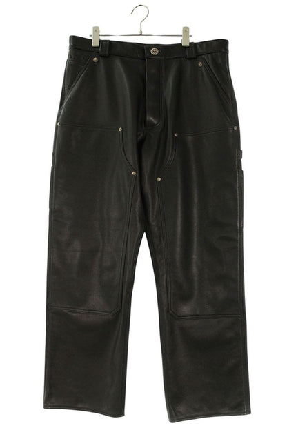 Chrome Hearts Carpenter Double Knee Leather Long Pants