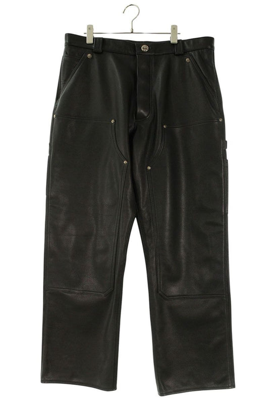 Chrome Hearts Carpenter Double Knee Leather Long Pants