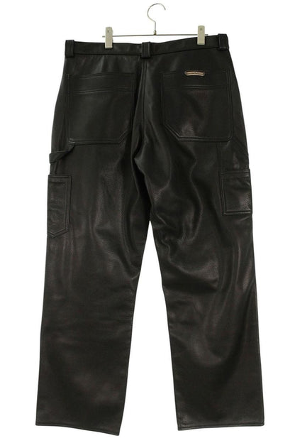 Chrome Hearts Carpenter Double Knee Leather Long Pants — view 2