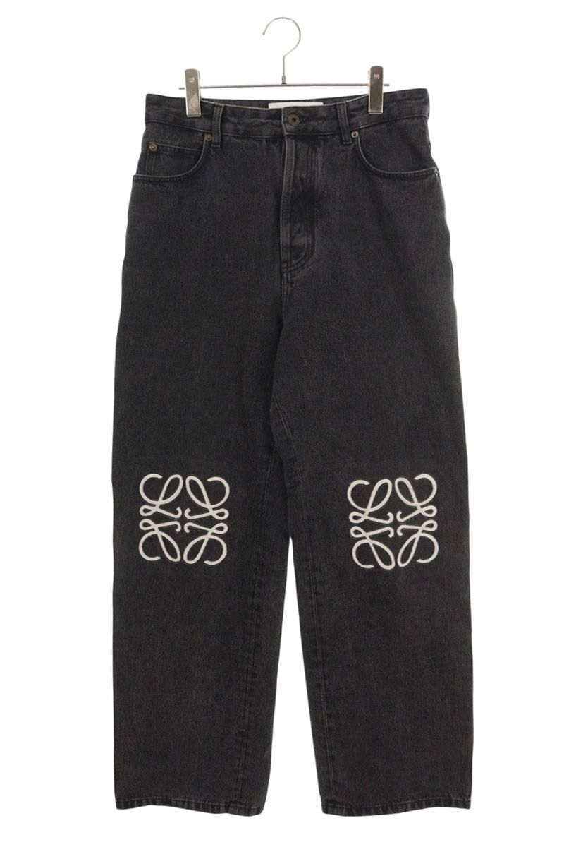 Loewe Anagram Embroidery Baggi Denim Pants 46