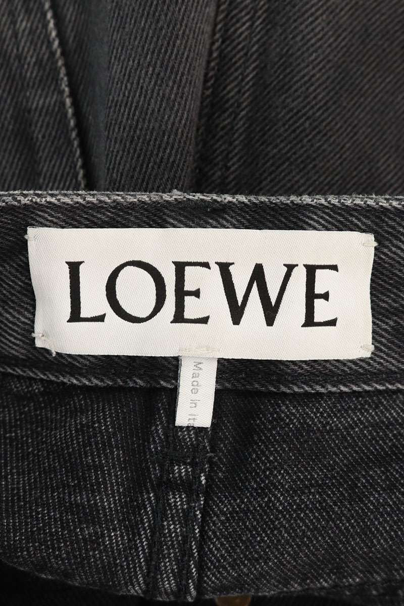 Loewe Anagram Embroidery Baggi Denim Pants 46 — view 3