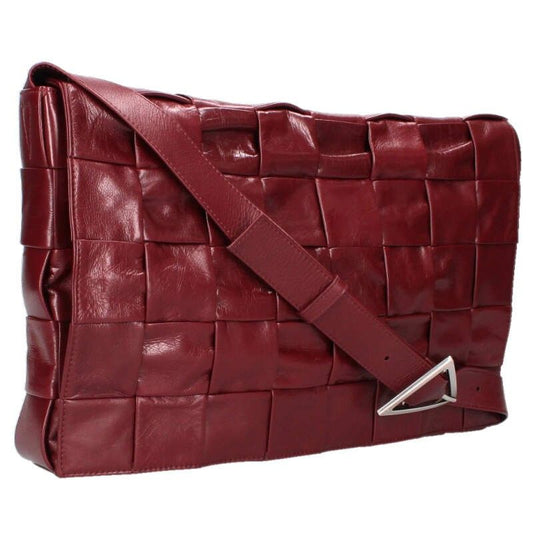 Bottega Veneta Maxi Cassette Intrecciato Leather Shoulder Bag