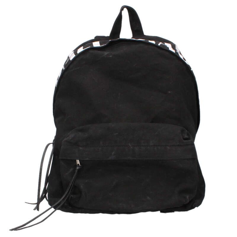 Balenciaga Editor Stained Logo Print Backpack