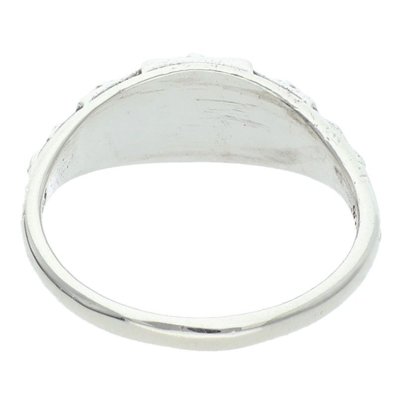 Chrome Hearts Tiny Pyramid Silver Ring — view 2