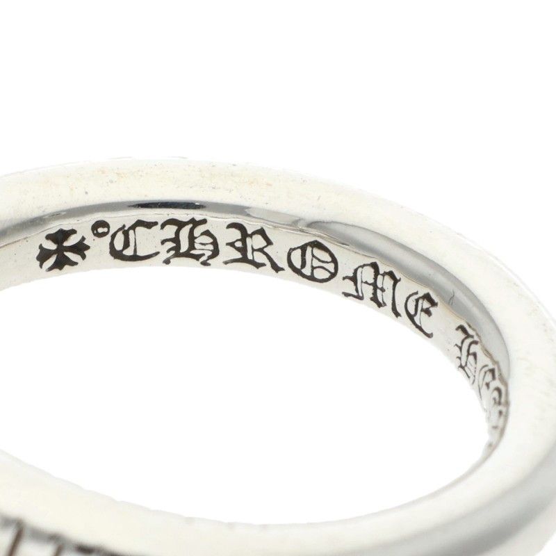 Chrome Hearts Nail Crsball Cross Ball Silver Ring — view 3