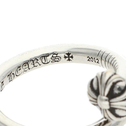 Chrome Hearts Nail Crsball Cross Ball Silver Ring — view 4