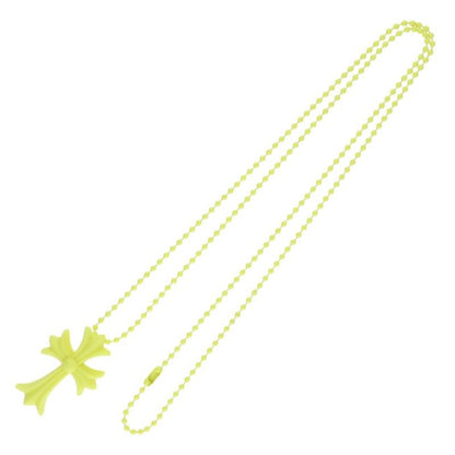 Chrome Hearts Rubber CH Crs Sml Small CH Cross Silicone Necklace — view 2