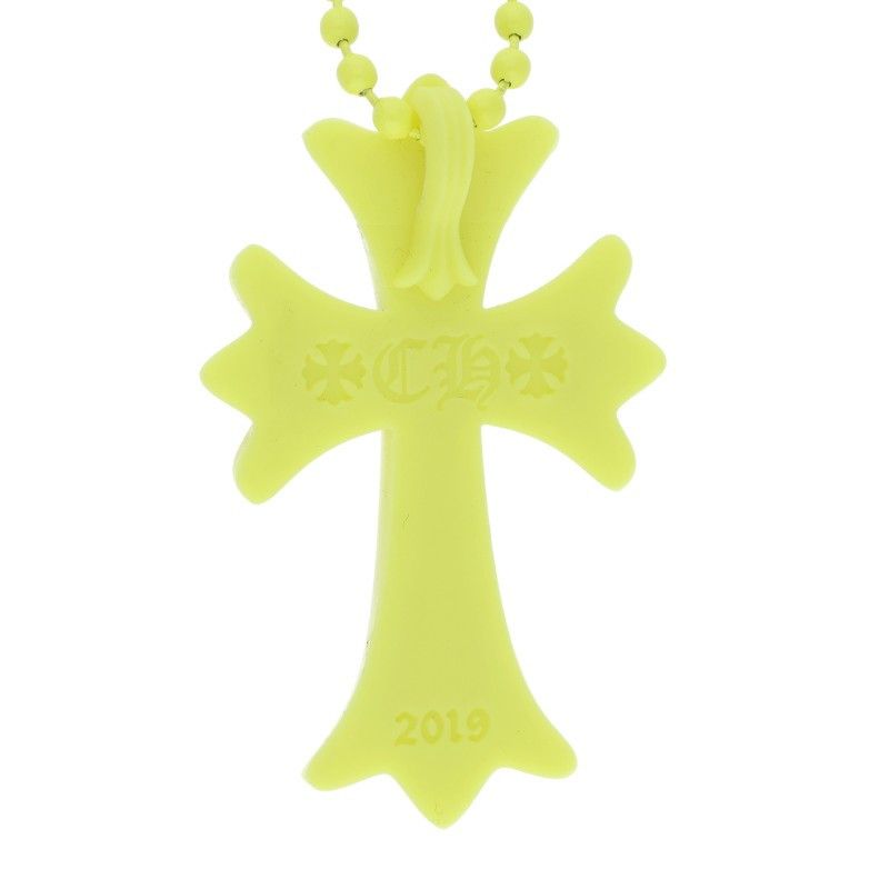 Chrome Hearts Rubber CH Crs Sml Small CH Cross Silicone Necklace — view 3