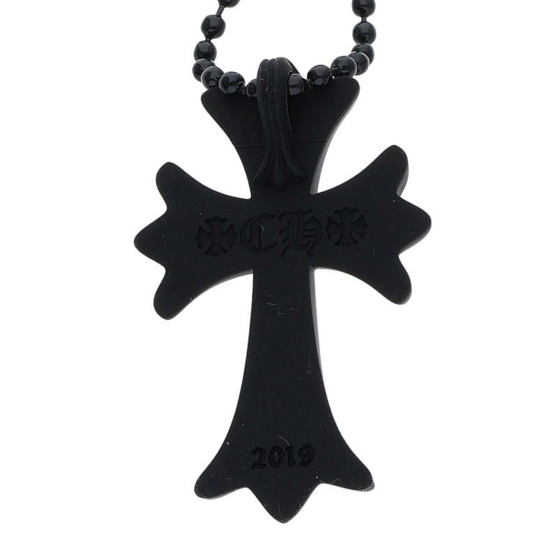 Chrome Hearts Rubber CH Crs Sml Small CH Cross Necklace — view 3