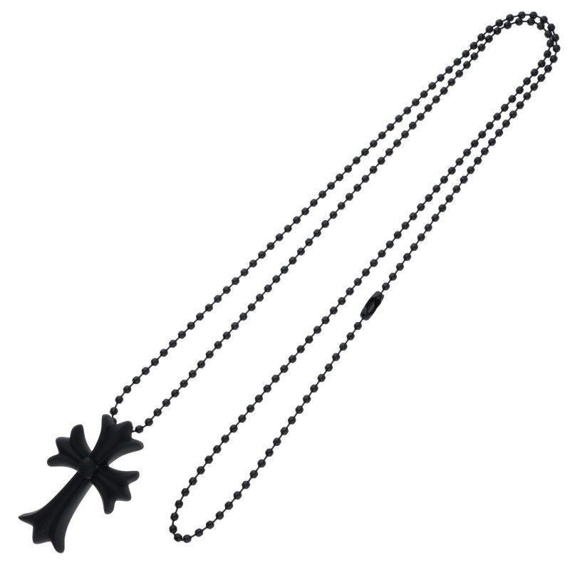 Chrome Hearts Rubber CH Crs Sml Small CH Cross Necklace — view 2