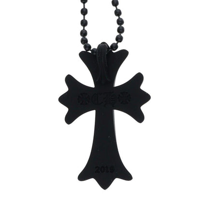 Chrome Hearts Rubber CH Crs Sml Small CH Cross Necklace — view 3
