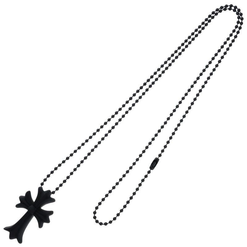 Chrome Hearts Rubber CH Crs Sml Small CH Cross Necklace — view 2