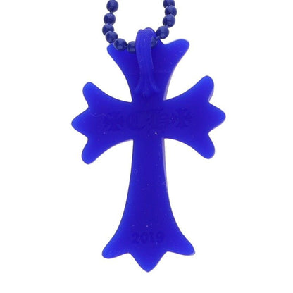 Chrome Hearts Rubber CH Crs Sml Small CH Cross Necklace — view 3