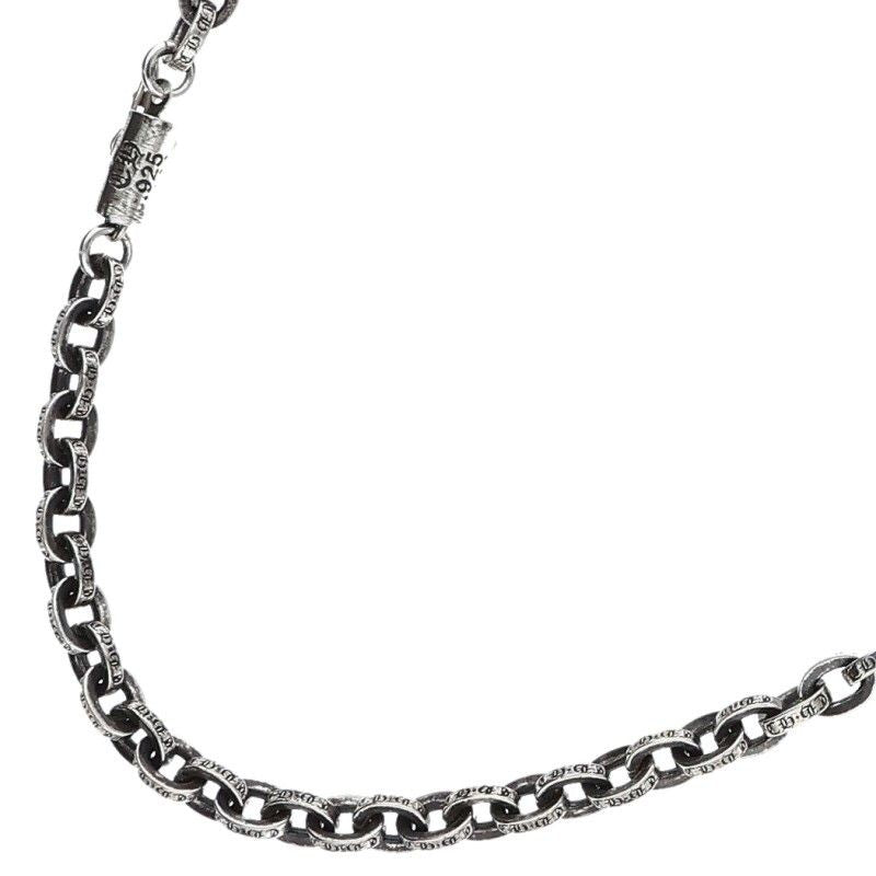 Chrome Hearts Paper Chain 30 Silver Necklace