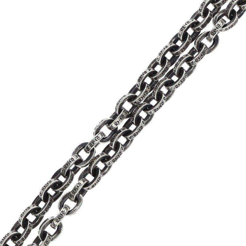 Chrome Hearts Paper Chain 24 Silver Necklace — view 5