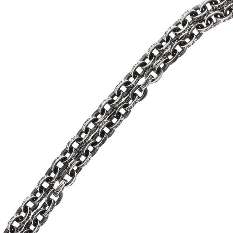 Chrome Hearts Paper Chain 30 Silver Necklace — view 5