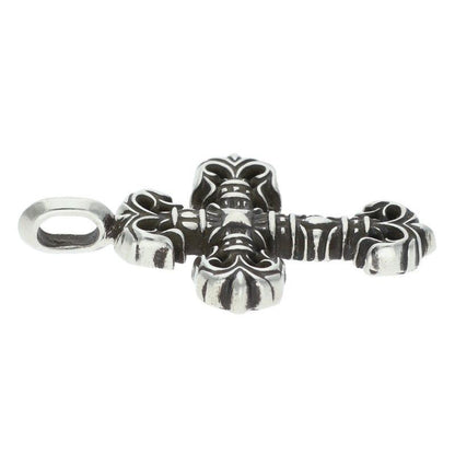 Chrome Hearts Charm Filigree Tiny Silver Necklace Top — view 5