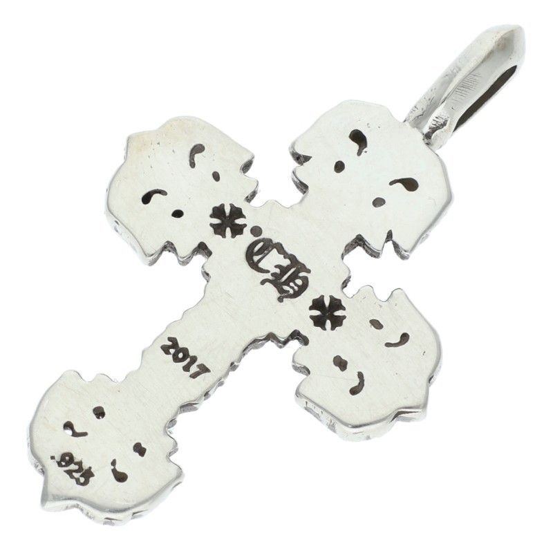 Chrome Hearts Charm Filigree Tiny Silver Necklace Top — view 2