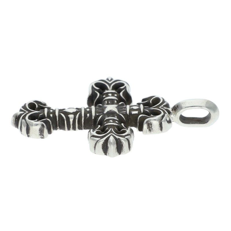 Chrome Hearts Charm Filigree Tiny Silver Necklace Top — view 4
