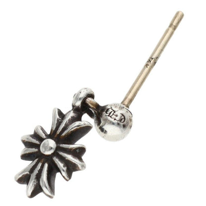 Chrome Hearts Tny CH Pls 1 Tiny Ech Plus Drop Silver Earrings — view 5