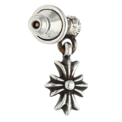 Chrome Hearts Tny CH Pls 1 Tiny Ech Plus Drop Silver Earrings — view 2