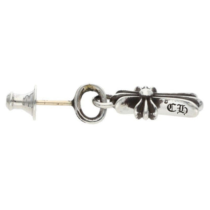 Chrome Hearts Bby Pprchn Baby Fat Drop Silver Earrings — view 3