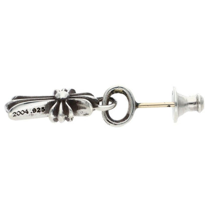 Chrome Hearts Bby Pprchn Baby Fat Drop Silver Earrings — view 4