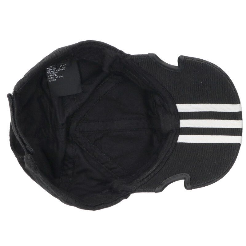 Balenciaga Adidas Logo Striped Baseball Cap Hat — view 3