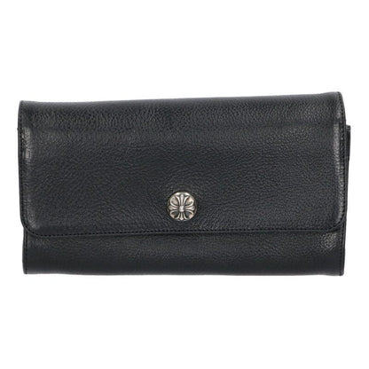 Chrome Hearts Judy Cross Ball Button Leather Wallet