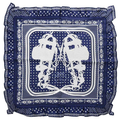 Hermes Carre 70 Brid Gala Bandana Dot Silk Scarf 70