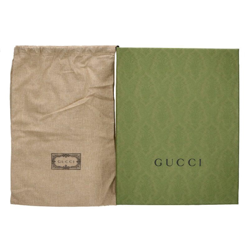 Gucci Embossed Logo Side Zip Boots 11.5 — view 5