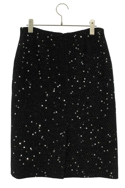 Chanel Sequin Skirt Black — view 2