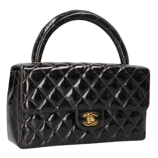 Chanel Top Handle Leather Handbag