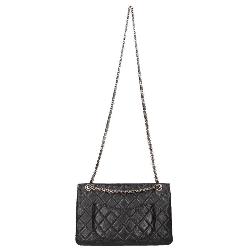 Chanel 2.55 Quilted Aged Calfskin Chain Shoulder Bag — view 2