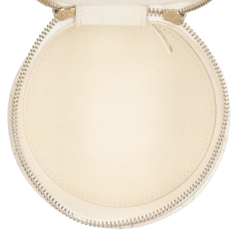 Chanel CC Logo Round Chain Vanity Shoulder Bag — view 3