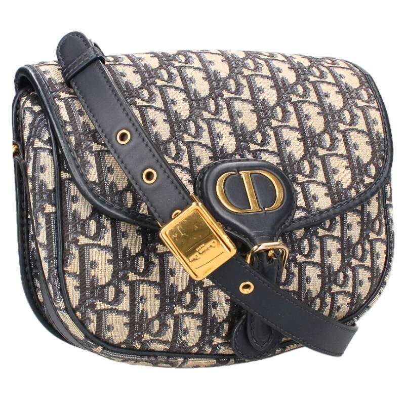 Dior Bobby Oblique Allover Pattern CD Icon Flap Shoulder Bag