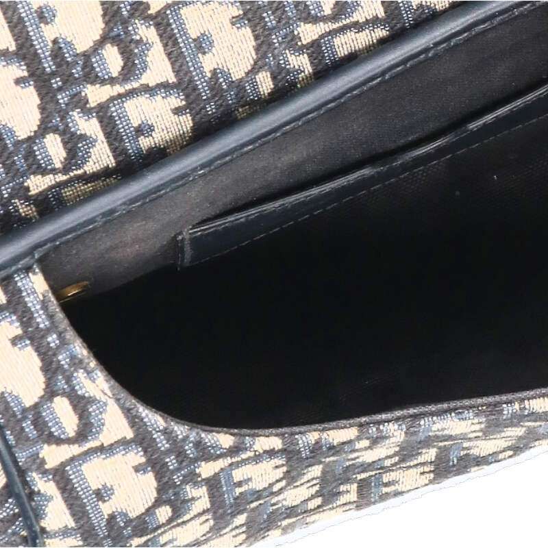 Dior Bobby Oblique Allover Pattern CD Icon Flap Shoulder Bag — view 3