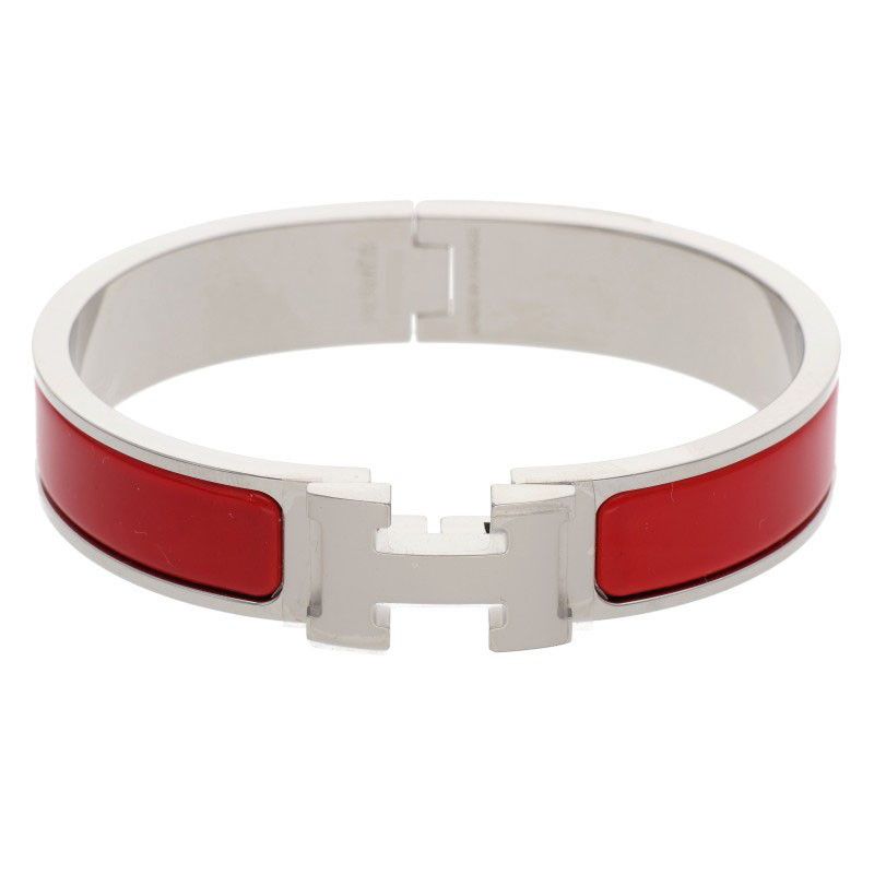 Hermes Click Motif Fu Enamel Bracelet PM