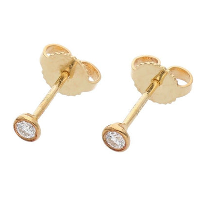 Tiffany & Co by the Yard 18k Yellow Gold Diamond Earrings
