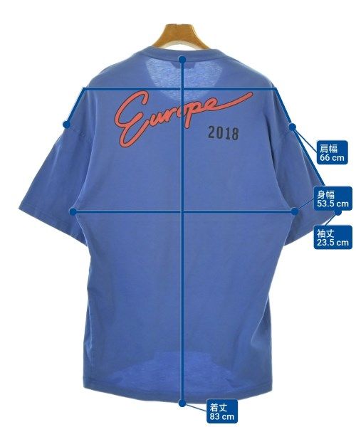 Balenciaga T-Shirt-cut-and-sew Blue — view 7