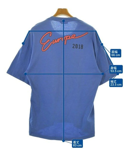 Balenciaga T-Shirt-cut-and-sew Blue — view 7