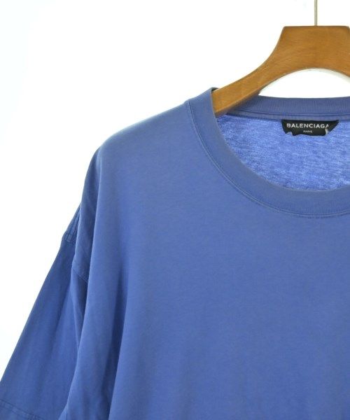 Balenciaga T-Shirt-cut-and-sew Blue — view 4