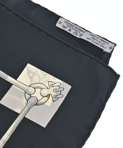 Hermes Bandana Scarf Black — view 4