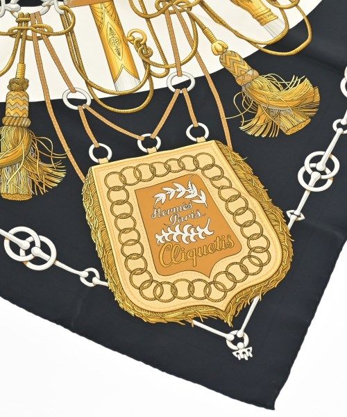 Hermes Bandana Scarf Black — view 2