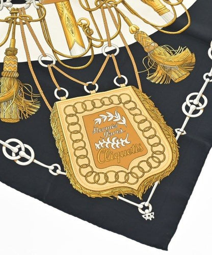 Hermes Bandana Scarf Black — view 2