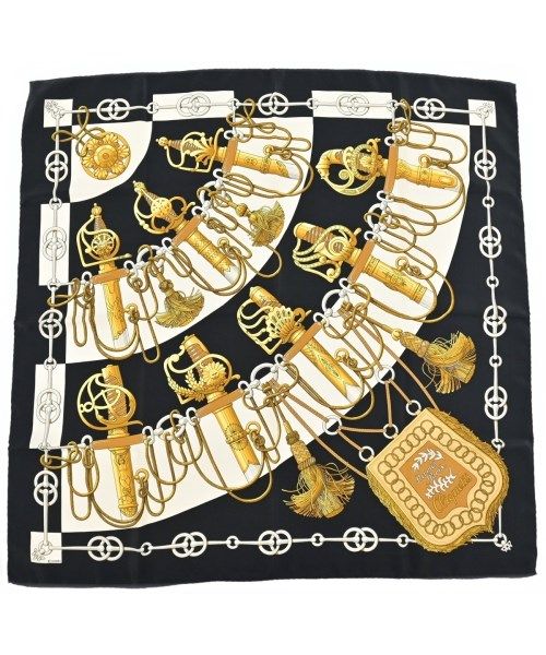 Hermes Bandana Scarf Black
