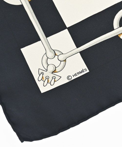Hermes Bandana Scarf Black — view 3